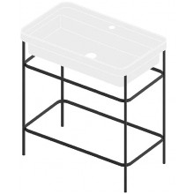 Консоль Artceram Fuori Scala ACA056 17 черный матовый