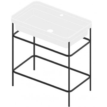 Консоль Artceram Fuori Scala ACA056 17 черный матовый