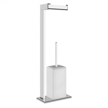 Стойка для туалета Gessi Eleganza 46553#031 хром/белый