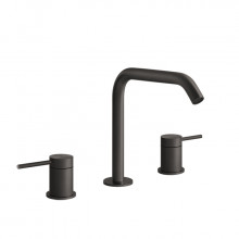 Смеситель для раковины Gessi 316 54012#707 brushed black metal pvd