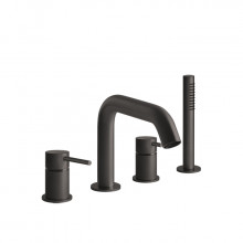 Смеситель для ванны Gessi 316 54037#707 brushed black metal pvd