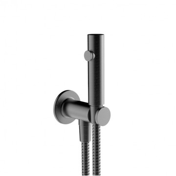 Гигиенический душ Gessi Inciso 58153#707 brushed black metal pvd