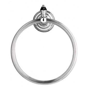Полотенцедержатель Devon&Devon Black Diamond BLKD507CR хром