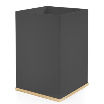 Ведро 3SC Mood Deluxe Black MDN65AGD чёрный матовый/золото
