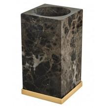 Стакан 3SC Palace Marble PA03AEMGD мрамор emperador dark/золото