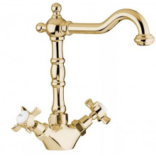 Смеситель для раковины Gattoni London TW17300D0oro золото
