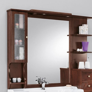 Зеркальный шкаф Eban Eleonora Modular FCPLS107SNnoce*1 левый noce