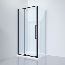 Душевой уголок Black White Stellar Wind S812 BC 100*100