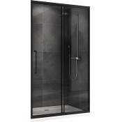 Душевая дверь Abber Schwarzer Diamant AG30160BH 160х195 черный/прозрачное