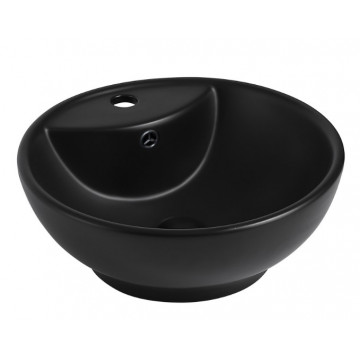Раковина накладная Abber Rechteck AC2101MB черный матовый