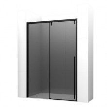 Дверь в нишу Ambassador Intense 110022202IBB 130 черный/тонированное