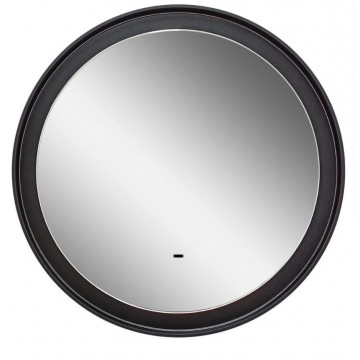 Зеркало Art&Max Napoli AM-Nap-600-DS-F 60 с подсветкой черный матовый