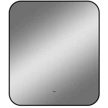 Зеркало Art&Max Siena AM-Sie-600-700-DS-F 60х70 с подсветкой черный