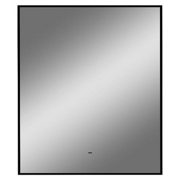 Зеркало Art&Max Sorrento AM-Sor-600-700-DS-F 60х70 с подсветкой черный