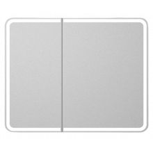 Зеркальный шкаф Art&Max Platino AM-Pla-1000-800-2D-DS-F 100 с подсветкой белый