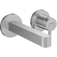 Настенный смеситель для раковины Hansgrohe Finoris 76051000 на 2 отверстия (внешняя часть)