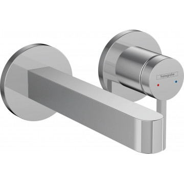 Настенный смеситель для раковины Hansgrohe Finoris 76051000 на 2 отверстия (внешняя часть)