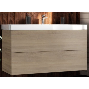 Тумба под раковину Art&Max Verona AM-Verona-Push-1000-2C-SO-GP-TS rovere chiaro sonoma