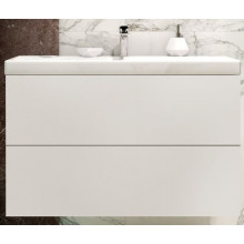 Тумба под раковину Art&Max Verona AM-Verona-Push-900-2C-SO-BI-TS bianco stampato opaco