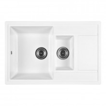 Мойка для кухни Wisent MWQ780-28 77x50.5 белый