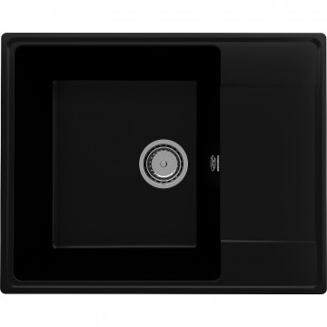 Кухонная мойка Ulgran Quartz Prima 605-07 уголь матовый