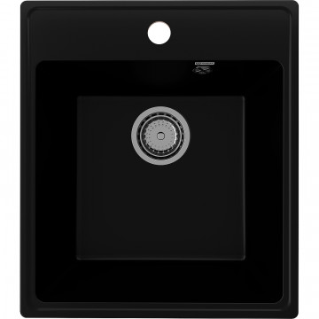Кухонная мойка Ulgran Quartz Forte 460-07 уголь матовый