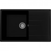 Кухонная мойка Ulgran Quartz Prima 780-07 уголь матовый