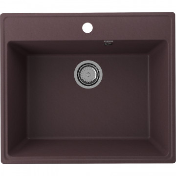 Кухонная мойка Ulgran Quartz Forte 580-06 трюфель матовый