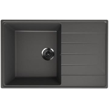 Кухонная мойка Ulgran Quartz Prima 780-09 мокрый асфальт