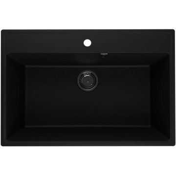 Кухонная мойка Ulgran Quartz Forte 760-07 уголь