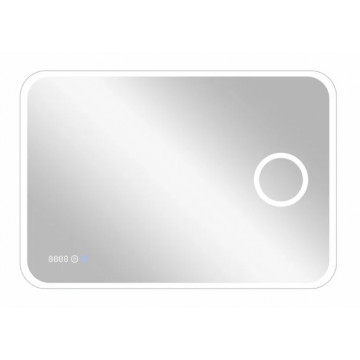 Зеркало Континент Bliss ЗЛП256 100х70 с подсветкой белый