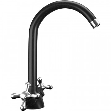Смеситель для кухни Ulgran Classic U-012-344 ультра-черный