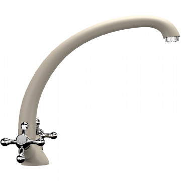 Смеситель для кухни Ulgran Classic U-013-328 бежевый