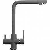 Смеситель для кухни Ulgran Classic U-016-309 темно-серый