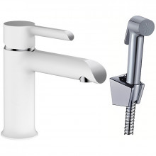 Смеситель для раковины Haiba HB12805-8 белый матовый