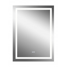 Зеркало Континент Verte ЗЛП478 60х80 с подсветкой и часами