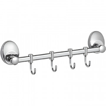 Планка с 4-мя крючками Haiba HB1615-4 хром