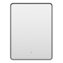 Зеркало Brevita Mercury MER-Rett6-060/80-platinum 60x80 с подсветкой платина