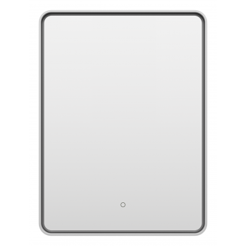 Зеркало Brevita Mercury MER-Rett6-060/80-platinum 60x80 с подсветкой платина