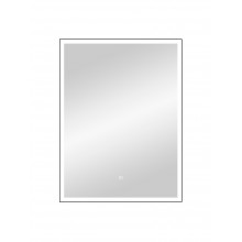 Зеркало Континент Frame black standart ЗЛП948 60х80 с подсветкой