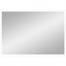 Зеркало Континент Frame white standart ЗЛП2312 80х60 с подсветкой