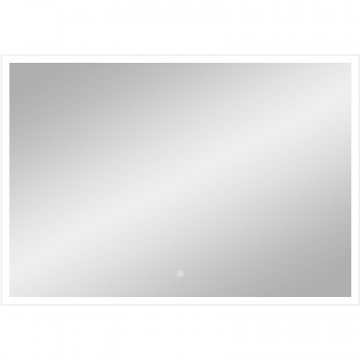 Зеркало Континент Frame white standart ЗЛП2312 80х60 с подсветкой