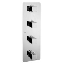 Смеситель с термостатом Cisal Cubic CU01V30021 хром