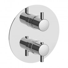 Смеситель с термостатом Cisal Less Minimal LM0BT03021 хром