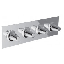Смеситель с термостатом Cisal Vita VI01R30021 хром