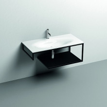 Консоль под раковину Kerasan Shape 9324k3 122х52 черный матовый