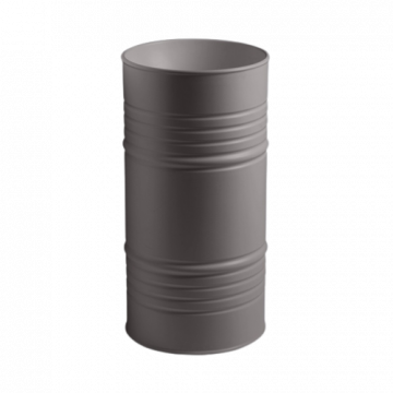 Раковина напольная Kerasan Artwork Barrel 4742K89 ferro matt