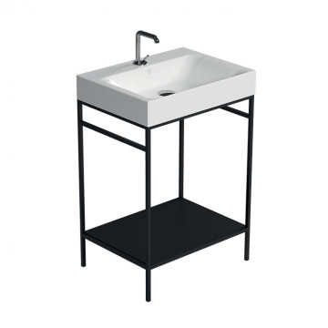 Консоль под раковину Kerasan Cento 924131 Nero matt
