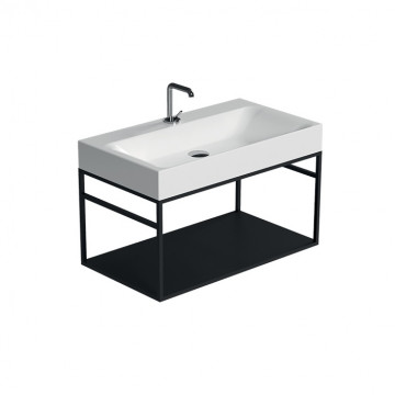 Консоль под раковину Kerasan Cento 925031 Nero matt