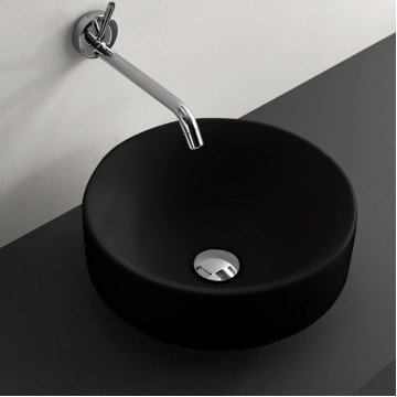 Раковина накладная Kerasan Cento 355731 Nero matt *0